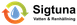 Logotyp: Sigtuna Vatten & Renhållning